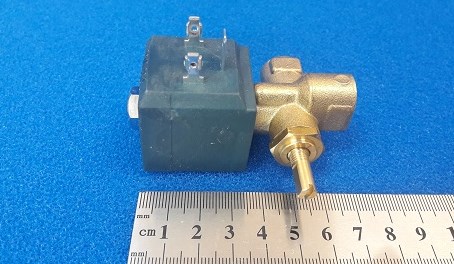 Клапан электромагнитный в сборе 6660 1/4" угловой (штуцер) (A0395) BATTISTELLA Заглушки и клапана для ванн и раковин